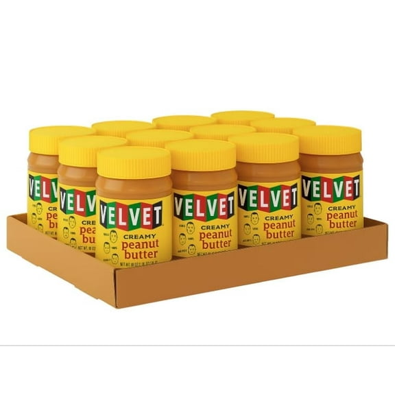 Velvet Peanut Butter Creamy, 12 Pack
