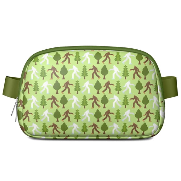 Funny Sasquatch Fanny Pack – Lightweight Waterproof Belt Bag for Hiking, Travel, and Outdoor Sports – Adjustable Waist Pack for Running, Dog Walking, and Music Festivals