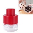thumbnail image 1 of Oleegame 1PC Potato Fry Cutter Portable Cherry Core Remover With 7 Individual Holes Multi Function Cherries Seed Remover Tool Quick Release Multi Cherry Pitter For Kitchen Red, 1 of 9