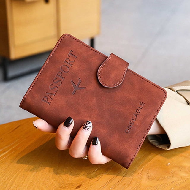 RFID Blocking Travel Wallet for Women - Slim Function Passport Holder with ID Card Slots - for International Trips