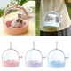 thumbnail image 2 of Pet Carriers Cage Portable Hamster Carrier Cage Outgoing Travel Pet Cage with 60ml Water Bottle& Ventilation Holes pink, 2 of 4