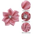 thumbnail image 3 of Uxcell 1.2 Inch Small Ribbon Flowers Satin Ribbon Flowers Mini Fabric Flowers Salmon 50 Pcs, 3 of 6