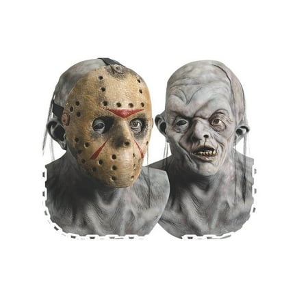 Deluxe Latex Jason Mask with Removable Face Mask - Friday the 13th