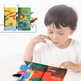 thumbnail image 1 of Tail Cloth Book 3D Animal Cloth Books Early Educational Sensory Development Activity Quiet Book Preschool Toy, 1 of 10