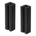 thumbnail image 1 of Paquete De 2, Reemplazo De Abrazadera De garres Del Palo para golf - Durable Y Premium - De Reparación De Agarre para golf Negro Cola Mordazas de sujeción de agarre para palos de golf, 1 of 6