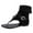 L-Black, variant on Kcodviy Ladies Summer Clip Toe Sandal Slippers for Women Flat Roman Sandals Denim High Heel Sandals for Women Belt Buckle Large Size Platform Sandals for Women High Top Herringbone Cool Boots Sandal