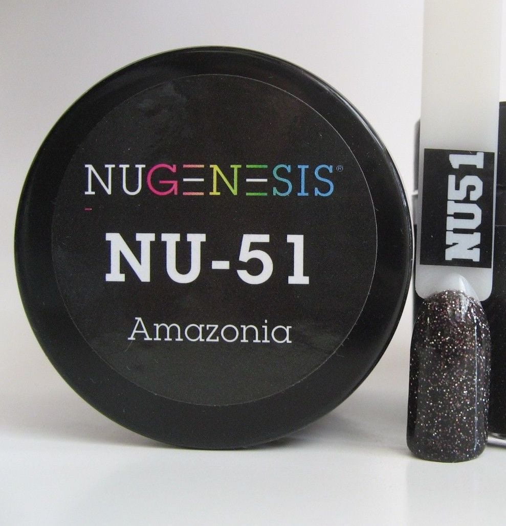 NUGENESIS Nail Color Dip Dipping Powder 1oz/jar NU51 Amazonia