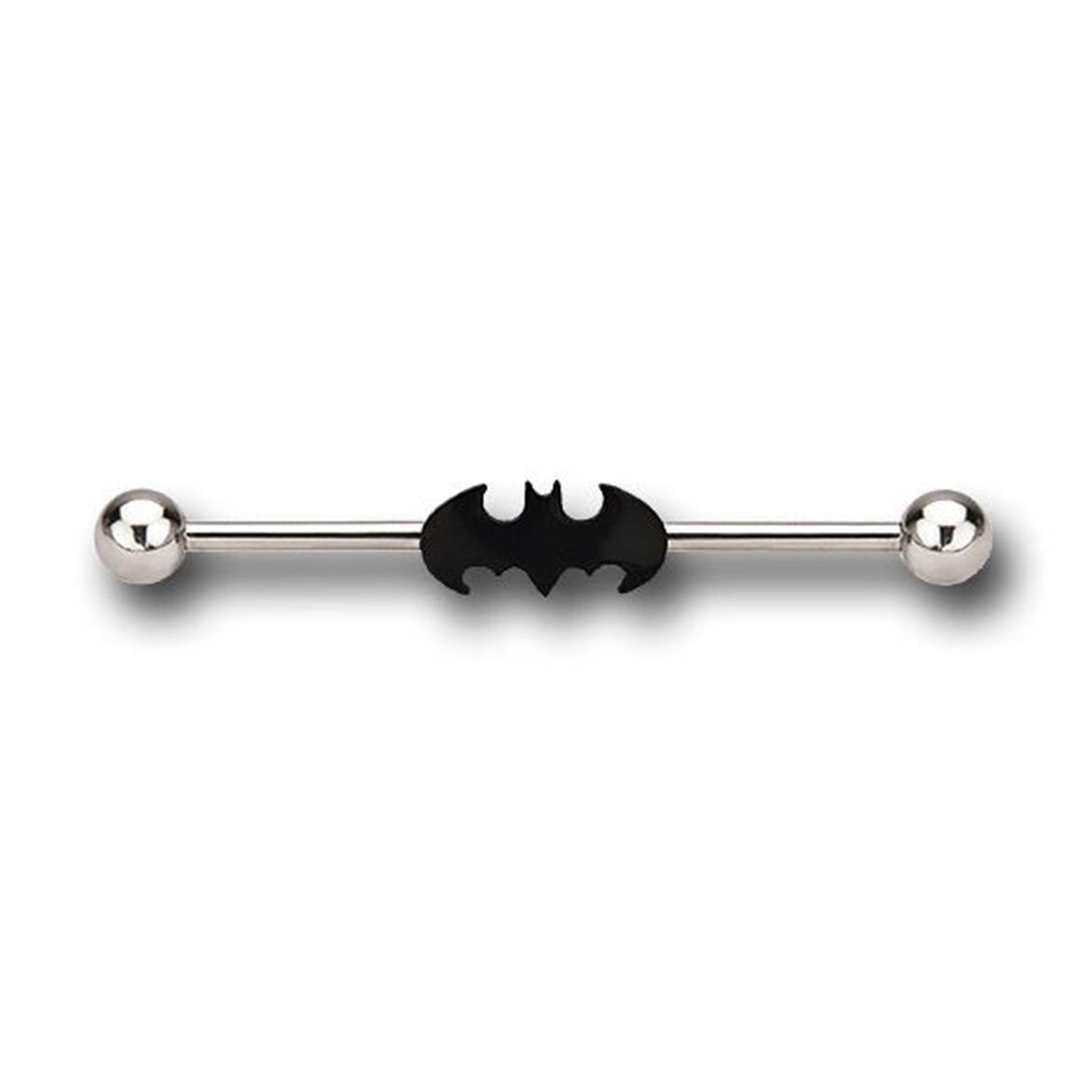 3mm,4mm,5mm 3 Pairs of 316L Stainless Steel Black IP Hollow Ball End Earrings