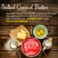 thumbnail image 4 of Beurdell Canned French Butter – 100% Natural Salted Pasteurized Real Butter | Long Shelf Life Emergency Survival Food | Great for Cooking, Baking, RV & Camping | Pull Top Lid | Pack of 24 | France, 4 of 12