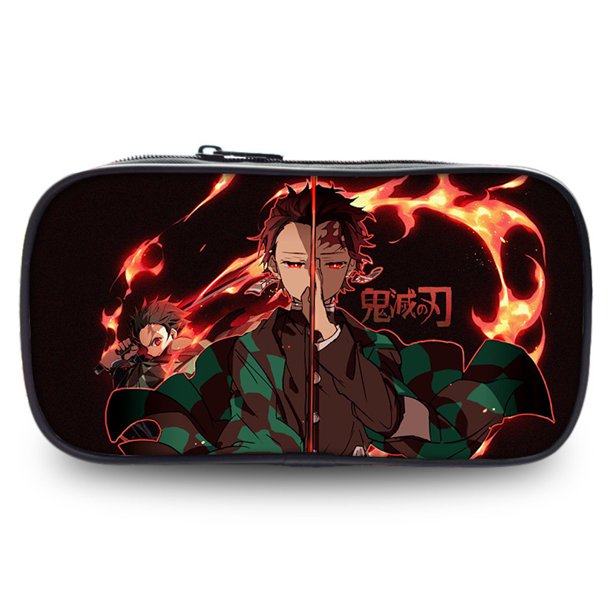 Estuche para lápices Demons Slayers Kamados Tanjirous Poliéster 20x5x10 cm
