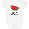 thumbnail image 3 of Inktastic I'm One in a Melon Watermelon Humor Boys or Girls Baby Bodysuit, 3 of 5