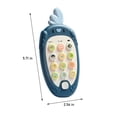 thumbnail image 3 of Toys 3-6 Years Old Baby Science And Education Toys Story Coax Sleep Early Education Learning Music Mobile Phone Toys, 3 of 7