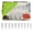 Pointed Head, variant on dianhelloya Nail Art Supplies 96Pcs/Box Seamless Nail Tips Ladder Shape Ultra Thin Water Drop Fold Transparent Frosted Tip for Manicure