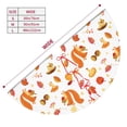 thumbnail image 3 of Lsque Squirrel InThe Forest3 Print Christmas Tree Skirt, Tree Skirt with Ties or Velcro, Perfect for Holiday Decorations, Halloween, and New Year-36", 3 of 7