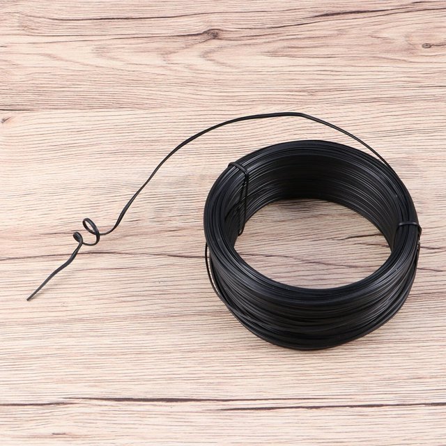 CUITING Fil de Jardin Robuste 55m avec Revêtement Plastique - Noir