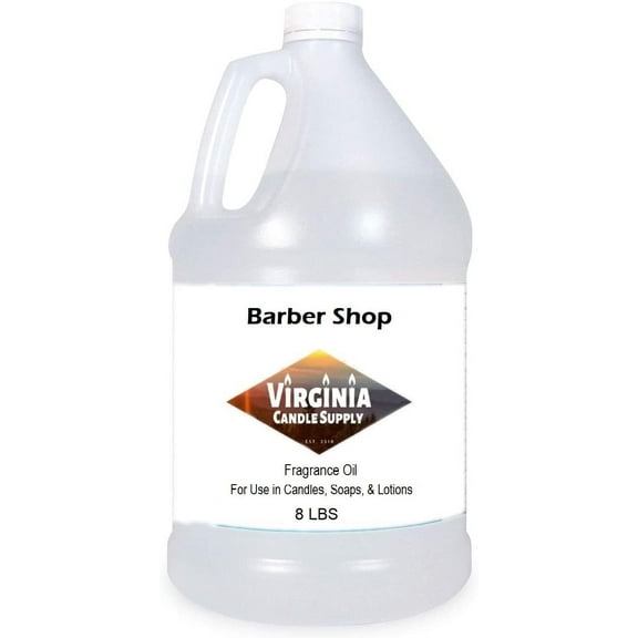 Barber Shop 8lb Bottle for Candle Making, Soap Making, Tart Making, Room Sprays, Lotions, Car Fresheners, Slime, Bath Bombs, Warmers