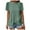 Green, variant on Womens Fashion Short Sleeve Eyelet Tops Summer Casual Blouses Dressy Tops with Ruffle Hem (White, XL)