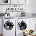 thumbnail image 3 of 3 x Laundry Today Letter Removable Self-adhesive Wall Sticker Decal Mural Room Decor, 3 of 5