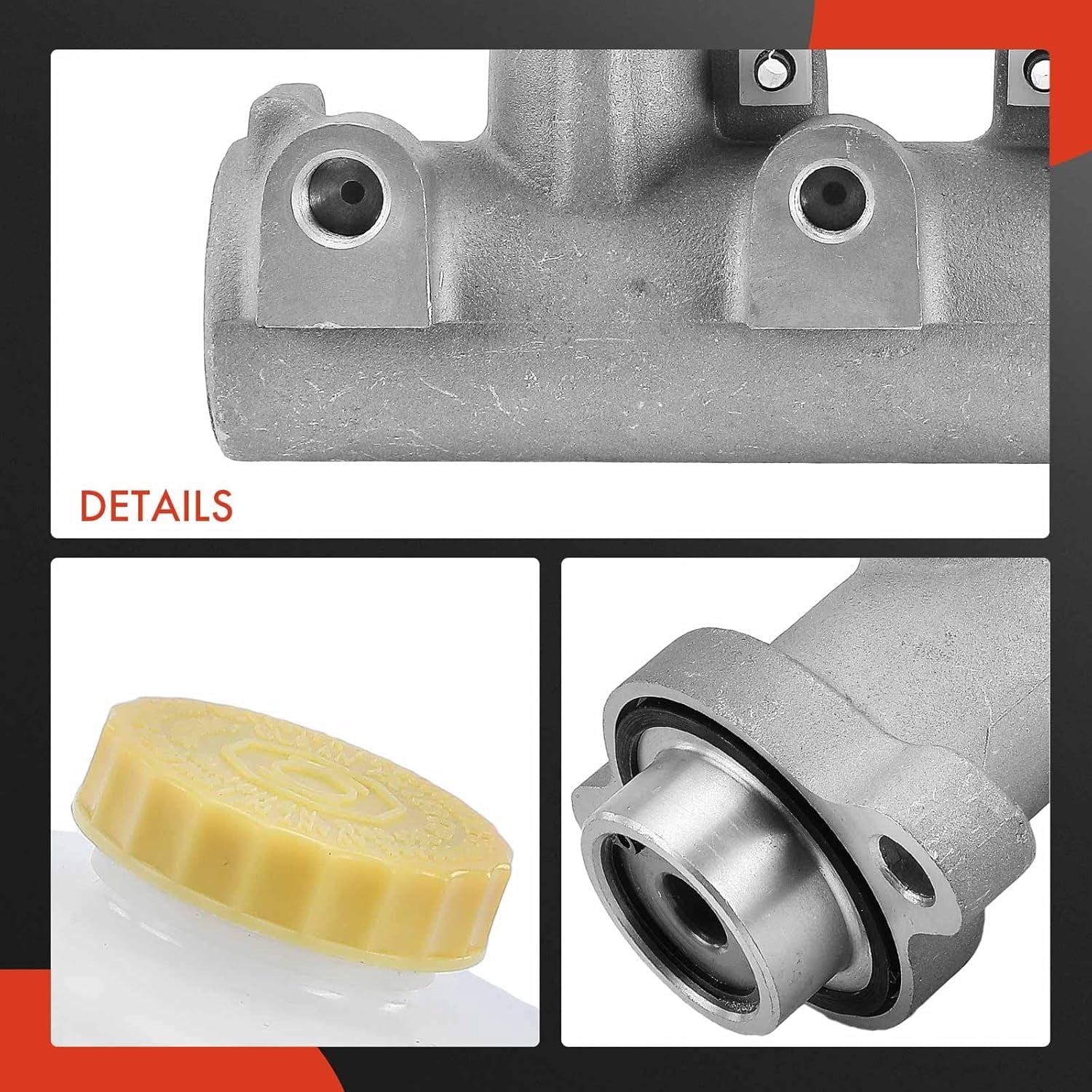 A-Premium Brake Master Cylinder with Reservoir Compatible with Dodge Vehicles - Ram 1500 1998-2001, Ram 2500 1998-2000, Ram 3500 1998-2001 - Replace# 5003321AA