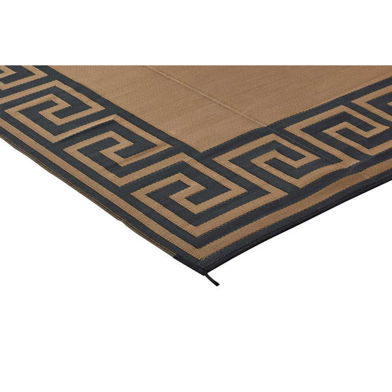 Camco 42825 Reversible Outdoor Mat, 9' x 12' - For RV, Campsite and Patio  Use - Camouflage Print 