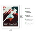 thumbnail image 2 of Enceladus - More than 100 Breathtaking Geysers - NASA Exoplanet Travel Poster - Bamboo Fine Art 290gsm Paper (Unframed) 17x22in, 2 of 4