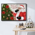 thumbnail image 6 of Arose Such a Clatter Collection A - Framed Gallery Wrapped Holiday Canvas - 25 x 37 - Black Frame, 6 of 9