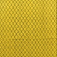 thumbnail image 1 of Ahgly Company Indoor Square Solid Yellow Modern Area Rugs, 4' Square, 1 of 4