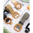 thumbnail image 5 of Women's Straw Woven Elastic Belts 4 Pack, 5 of 5