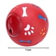 thumbnail image 5 of Bola de rompecabezas de comida Zhivalor 11 cm de diámetro rojo, 5 of 9