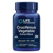 Life Extension Triple Action Cruciferous Vegetable Extract - Helps Maintain DNA Health & Already-Healthy Hormone Levels - Gluten-Free, Non-GMO - 60 Vegetarian Capsules