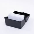 thumbnail image 3 of Boîte de Rangement en Plastique pour Cartes d'Index. Marque-Page de Classification pour Cartes d'Écriture. Boîte de Rangement de Bureau pour Cartes de Visite Simple (2 Pcs), 3 of 8