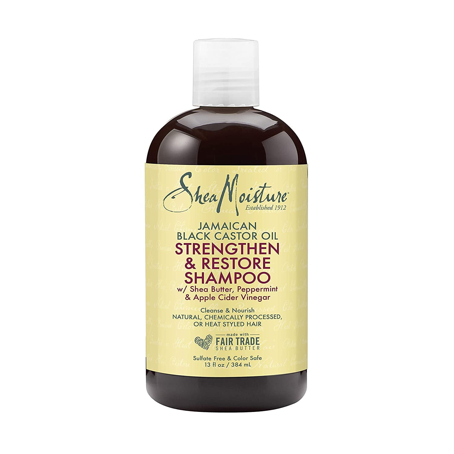 6 Pack - Shea Moisture Jamaican Black Shampoo Strengthen and Grow, 13 oz