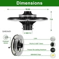 thumbnail image 2 of Chiuer 150W Commercial LED Post Top Light with Photocell 19500LM 3CCT 3000K/4000K/5000K 100-277V, 2 of 8