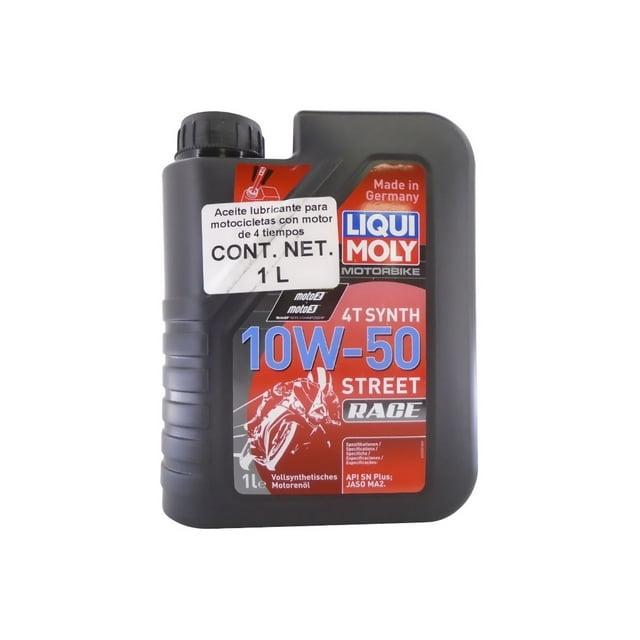Aceite Sintético 4T 10W50 1 L Liqui Moly Racing Synth
