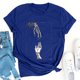 thumbnail image 2 of Camiseta holgada de manga corta con estampado de mueca retro para hombre y mujer Pompotops hfajkhk139455, 2 of 6