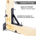thumbnail image 2 of Cartilage 1 Set Anti Sag Gate Corner Brace Frame Kit,Heavy Duty Gate Corner Brace Bracket with Self-Locking Gate Latch,Frame Hardware Kit f, 2 of 7
