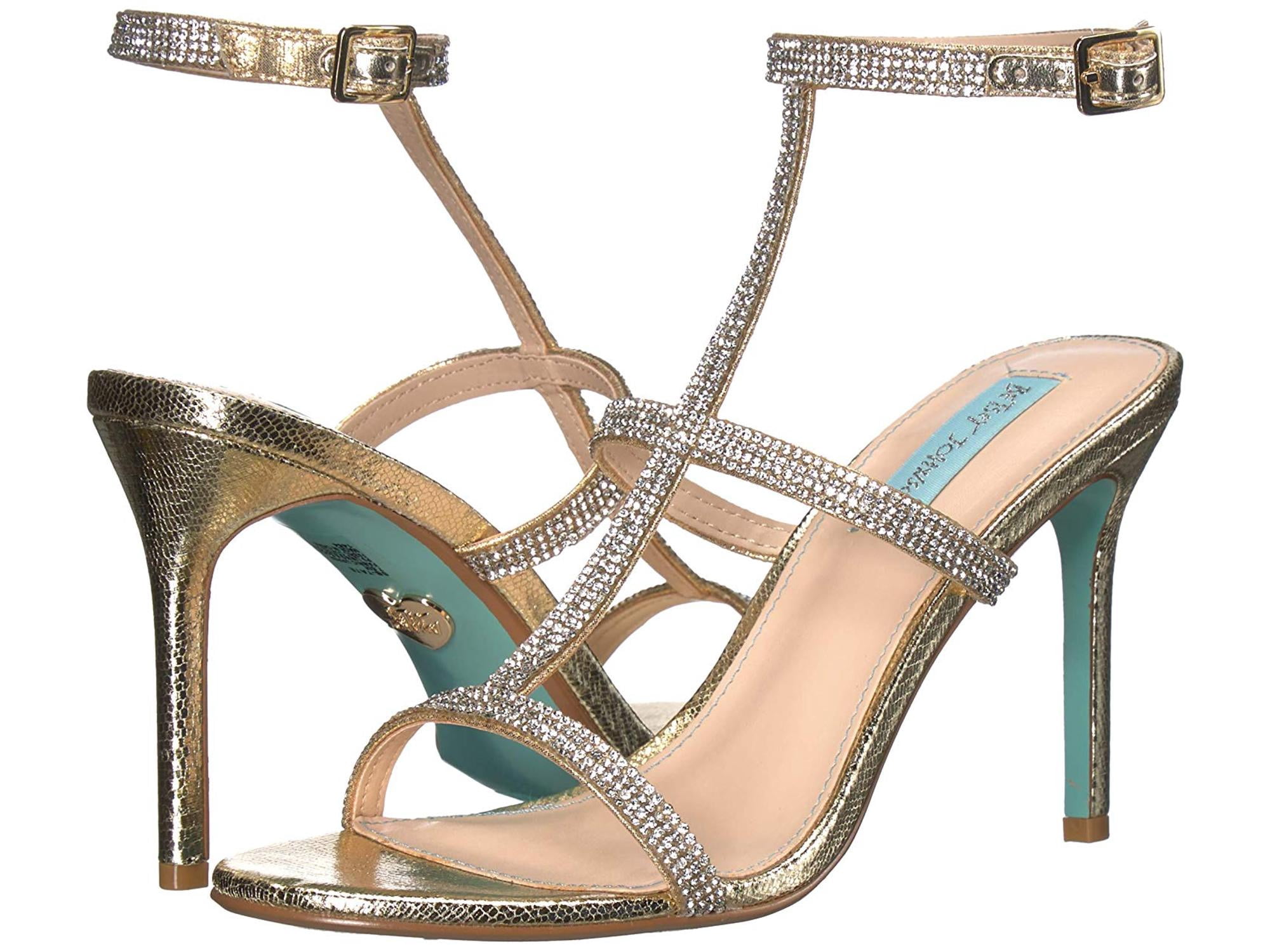 betsey johnson tobie embellished platform sandals