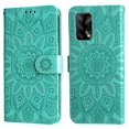 thumbnail image 4 of Funda tipo cartera GANGXUN para OPPO A74 4G , diseño girasol, cuero PU, soporte, cierre magnético, tarjetero, 4 of 5