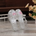 thumbnail image 6 of Gyujnb Girls Heart Sequin Jelly Sandals Soft Sole Casual Footwear,Adjustable Buckle Strap Closed Toe Water Shoes (Toddler, Little Girls),8-9 Years, 6 of 8