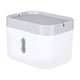 thumbnail image 2 of Dispensador de Toallas de Papel para Pared | Soporte para Rollo de Baño Sin Perforaciones | Plástico Blanco | 18,5 X 14,5 X 13 Cm | Caja Extractora de Paños de Baño, 2 of 7