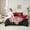 Red, variant on Castle Fairy Cheerleading Cheerleader Twin Bedding Sets 7-Piece for Girls,Girly Dreamy Dance Bedding Comforter Set Microfiber,Bling Glitter Breathable Sheet Sets,Microfiber Bedroom Decor,Reversible