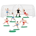 thumbnail image 4 of FESTFENDS 1 Set Soccer Cake Figurines Football Shaped Plastic Decor for Birthday Celebrations, 4 of 8