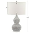 thumbnail image 6 of SAFAVIEH Nicole 24.5 in. H Glam Bead Base Table Lamp, Silver/White, Set of 2, 6 of 7