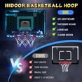 thumbnail image 4 of Canasta de baloncesto HopeRock Indoor Mini con LED para niños con 3 pelotas, 4 of 7