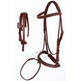thumbnail image 2 of Challenger Tack Cheval Anglais Cuir Rembourré Équitation Bride Surélevée Réglable 803127CNC, 2 of 5