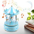thumbnail image 1 of Caja de música Merry GO Round, regalo de cumpleaños de música Merry GO Round, regalo de carrusel, experiencia incomparable, 1 of 8