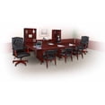 thumbnail image 2 of Regency Prestige 12 ft. Traditional Conference Table with Charging Port- Mahogany, 2 of 6