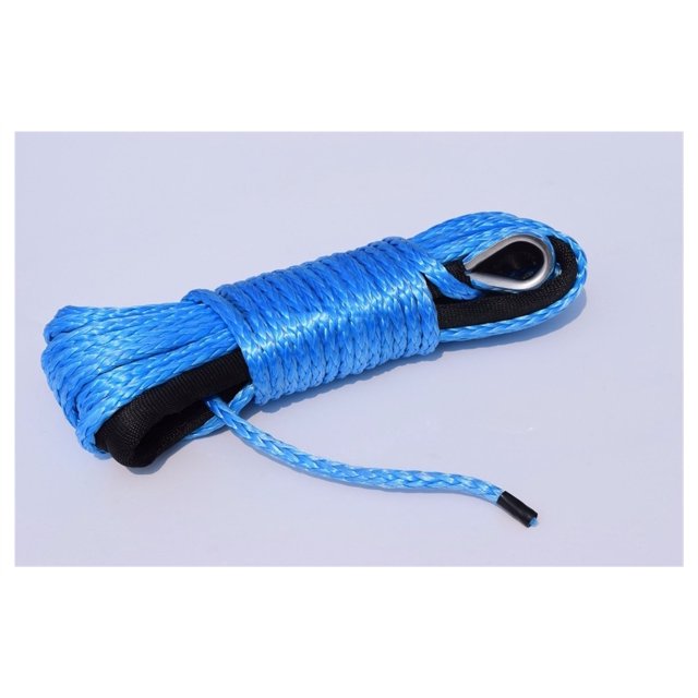 6mm*15m Blue ATV Winch Line,ATV Winch Accessaries,Off Road Rope 6500LBS,Boat Winch Cable ,Easy to Use