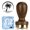 Coconut Tree, variant on WINDLAND Wood Handle Ice Stamper For Embossing on Ice Chocolate Dessert Candy Baking