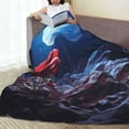 thumbnail image 6 of Sikiie Artistic Moon Rose Ultra-Soft Micro flannel Blanket Luxury All Seasons Warm Blanket for Bedding Sofa and Travel (4 sizes)-40"x30", 6 of 7